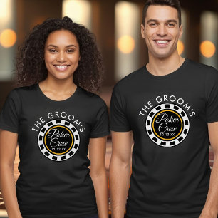 Poker Crew T - Shirt für Bachelor Party Custom Gro