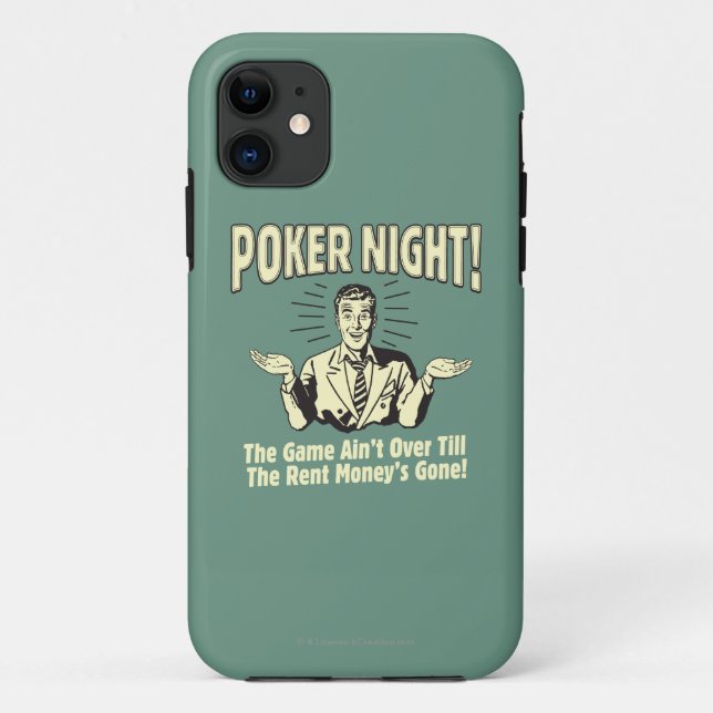 Poker: Das Spiel ist noch nicht vorbei Case-Mate iPhone Hülle (Rückseite)