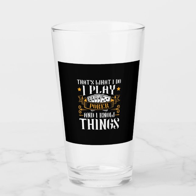 Poker, das spiele ich glas (Vorderseite)