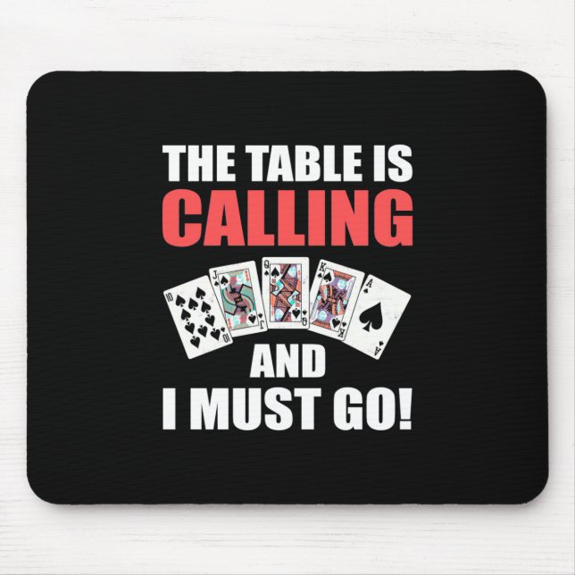 Poker, den die Tabelle ruft Mousepad (Vorne)