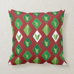 Poker Diamond Bull Terrier Kissen