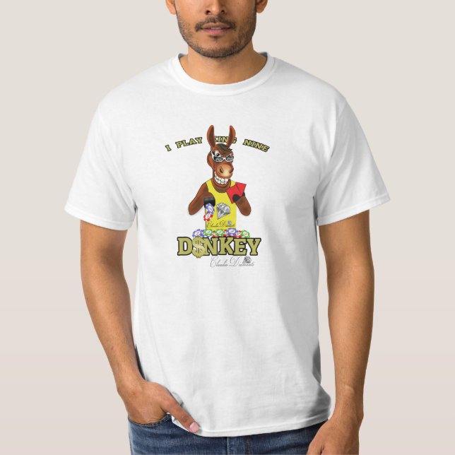 Poker donkey T-Shirt (Vorderseite)