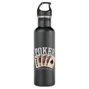 Poker Edelstahlflasche