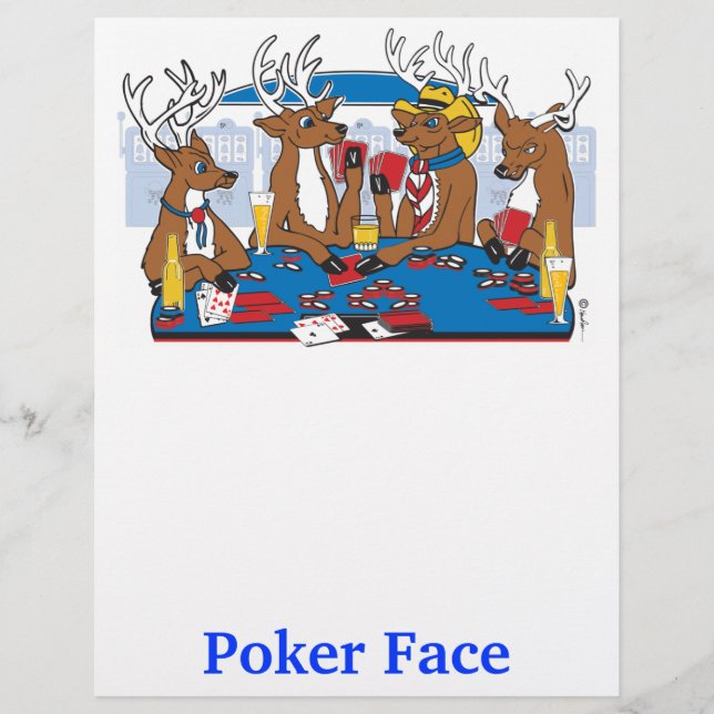 Poker Face Deer (Vorderseite)