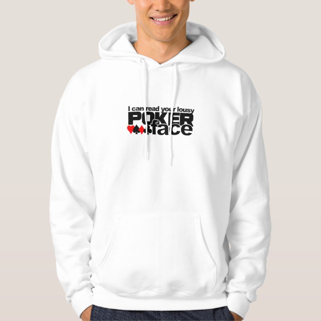 Poker Face Shirt - wählen Sie Stil & Farbe (Vorderseite)