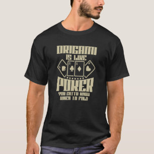 Poker-Fan Casino-Poker-Spieler Glücksspiel Roulett T-Shirt