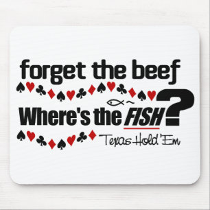 Poker Fischmousepad Mousepad