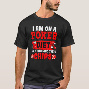 Poker Gambler Casino Card Hand Bluff Falten T-Shirt