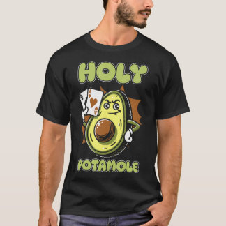 Poker Gambling - Texas Cards Gambler Avocado Holy  T-Shirt