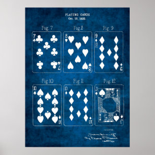 Poker Game Wall Decke Drucken Sie Nr. 2 Karten spi Poster
