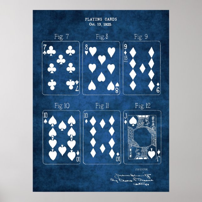 Poker Game Wall Decke Drucken Sie Nr. 2 Karten spi Poster (Vorne)
