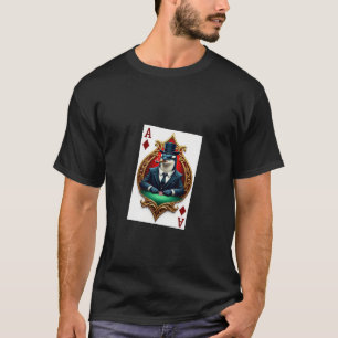 Poker Gangster Gambling Orca Killer Whale T-Shirt
