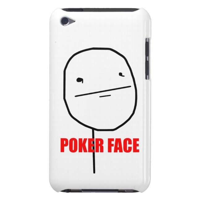 Poker-Gesicht - Fall iPod-Touch-4 iPod Case-Mate Case (Rückseite)