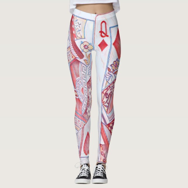 POKER-GESICHT LEGGINGS (Vorderseite)