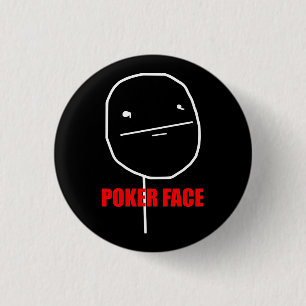 Poker-Gesicht Meme Button