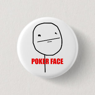 Poker-Gesicht Meme Button