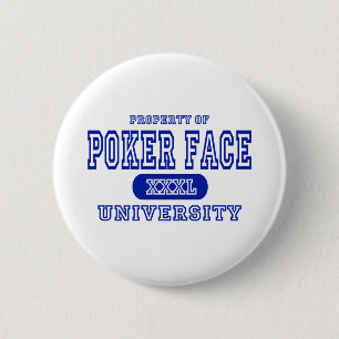 Poker-Gesichts-Universität Button