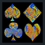 Poker Gold Champion Poster<br><div class="desc">Poker Gold Champion erfüllt die Anforderungen von Poker Fans für hochwertige Kunst und ist in verschiedenen Größen und Produkten erhältlich. Es ist nur ein KÜNSTLER,  der den Brauch,  Karten in SCHWARZ und ROT zu haben,  verändern kann.</div>