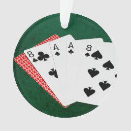 Poker Hand - Hand des Toten Ornament