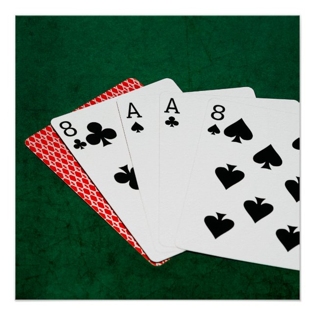 Poker Hand - Hand des Toten Poster (Vorderseite)