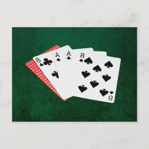 Poker Hand - Hand des Toten Postkarte