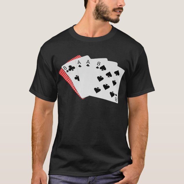 Poker Hand - Hand des Toten T-Shirt (Vorderseite)