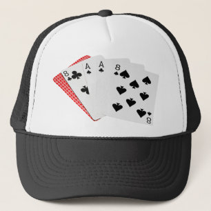 Poker Hand - Hand des Toten Truckerkappe