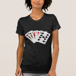 Poker Hände - gerade - König bis neun T-Shirt