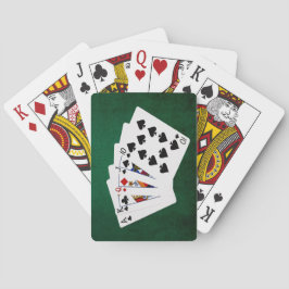 Poker Hände - gerade - zwischen 1 und 10 Spielkarten