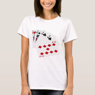 Poker Hände - Zwei Paar - Jack, vier T-Shirt