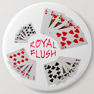 Poker Hands - Royal Flush Button