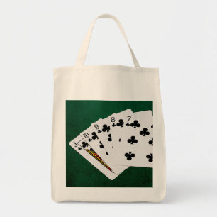 Poker Hands - Straight Flush - Clubs Anzug Tragetasche
