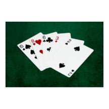 Poker - hohe Karte - 10