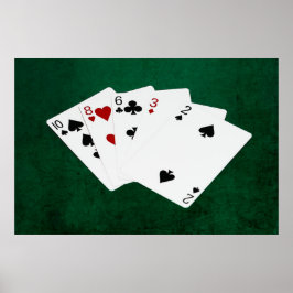 Poker - hohe Karte - 10 Poster