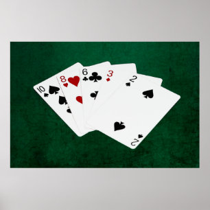 Poker - hohe Karte - 10 Poster