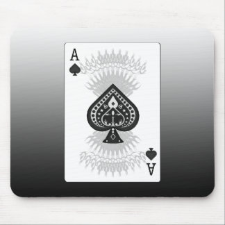 Poker-Karte des Ass des Spades: Mousepad