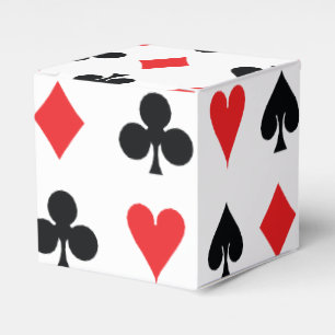 Poker-Karten-Anzüge Geschenkschachtel