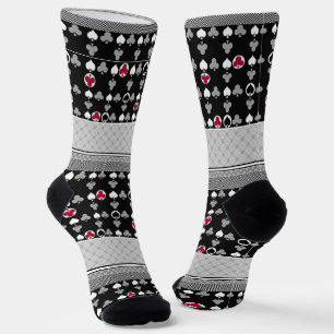 Poker-Kartenspiel Socken