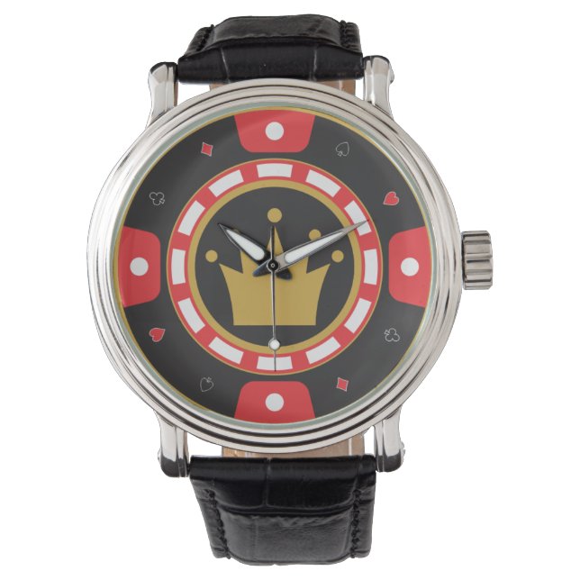 Poker King Armbanduhr (Vorderseite)