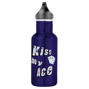 Poker, Kiss My Ace, Edelstahlflasche