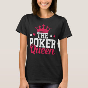 Poker Königin Prinzessin Mädchen T-Shirt