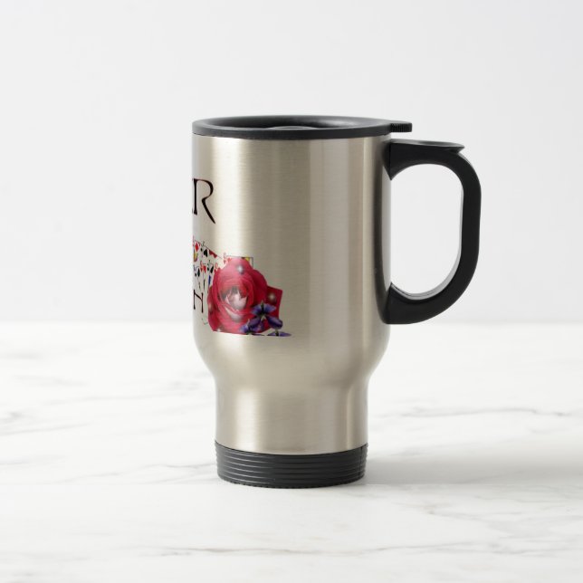 Poker-Königin Reisebecher (Rechts)