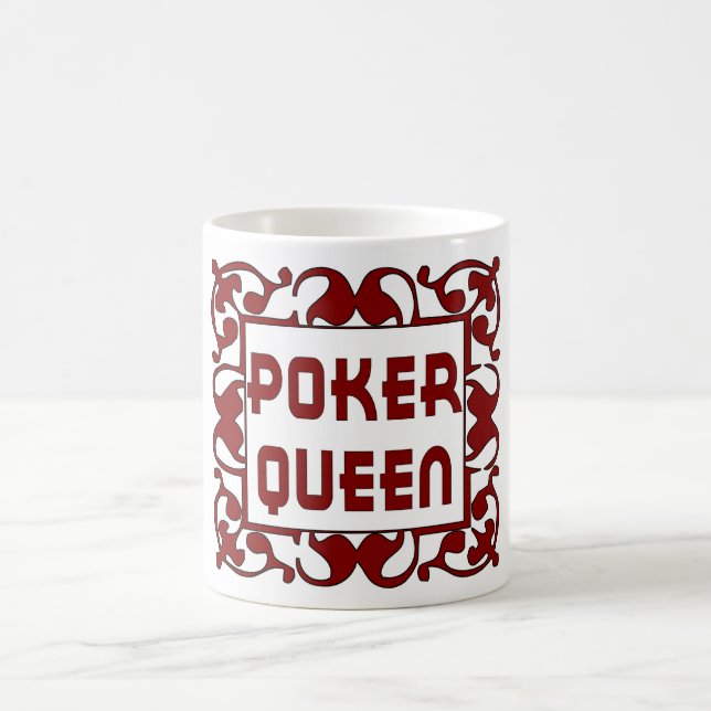 Poker-Königin Tasse (Mittel)