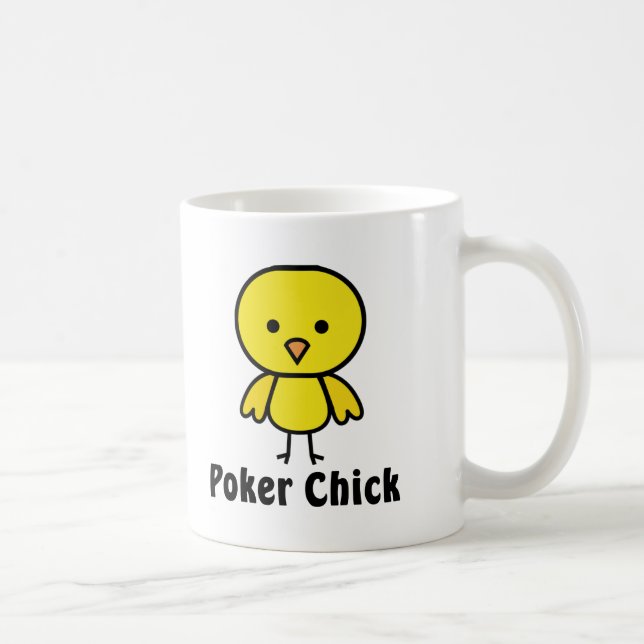 Poker-Küken Kaffeetasse (Rechts)