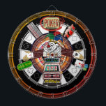Poker Life Gambler's Hall Dart Board Dartscheibe<br><div class="desc">Das perfekte Dartboard für Fans von Poker,  Kartenspielen und Brettspielen! Enthält eine phantastische Darstellung von Spielbildern für einzigartige Spiele. Ideal,  um traditionelle Darts zu spielen,  eigene Spiele zu machen oder um ein Kunstdisplay zu erhalten. Vollständig anpassbar,  um Namen,  Bilder und mehr hinzuzufügen,  wenn gewünscht. Viel Spaß!</div>