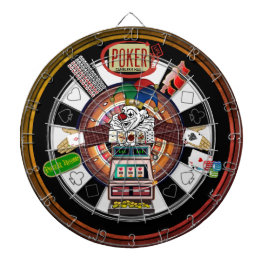 Poker Life Gambler's Hall Dart Board Dartscheibe