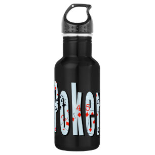 Poker, Logo, Trinkflasche