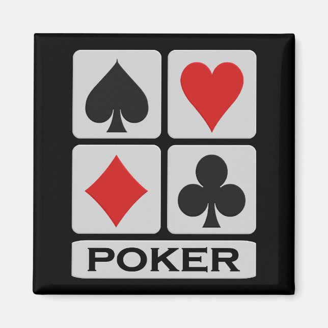 Poker-Magnet Magnet (Vorne)