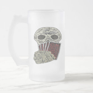 Poker Mattglas Bierglas