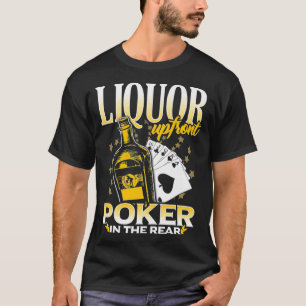Poker nach oben im hinteren Poker  T-Shirt
